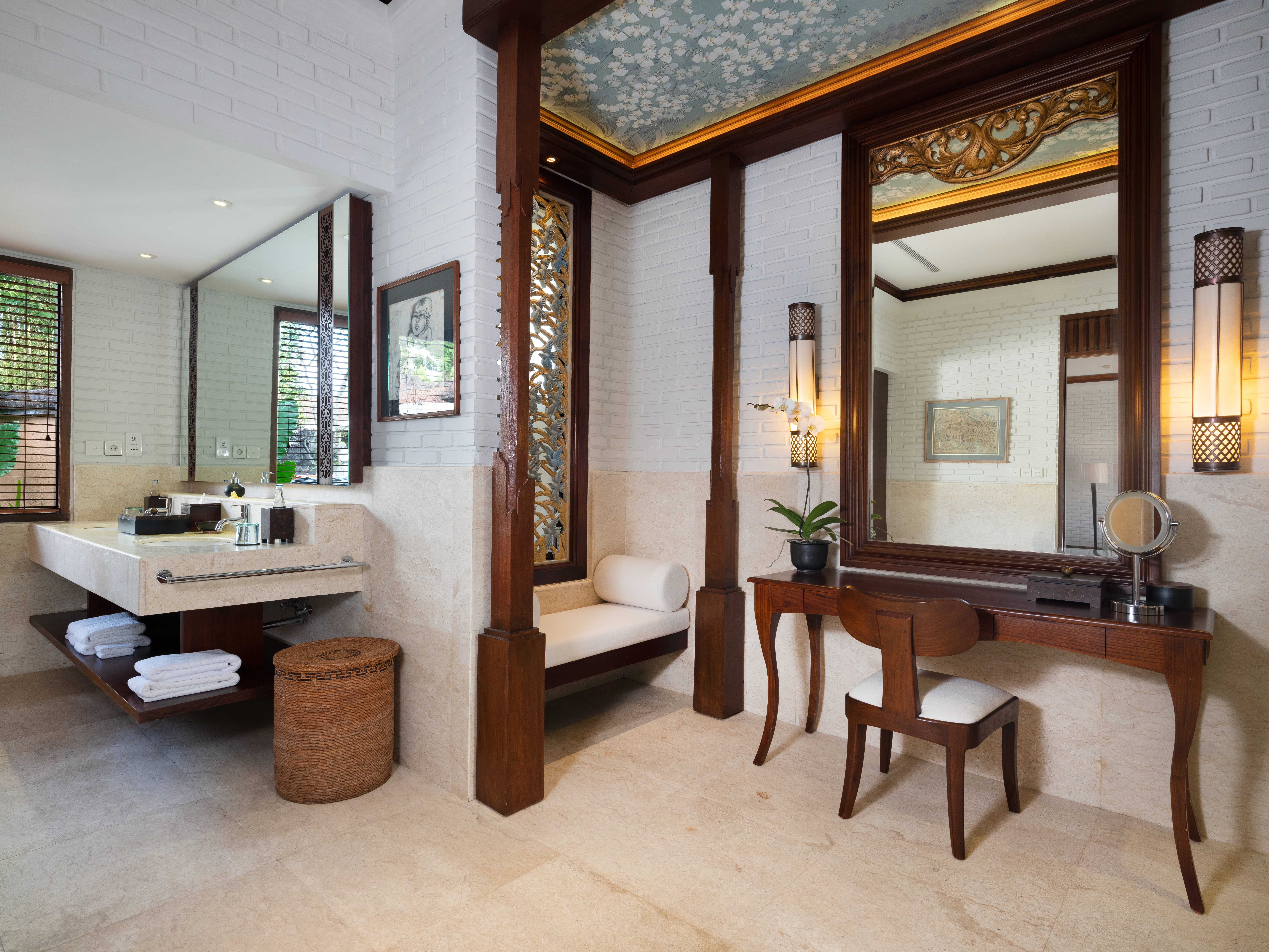 Main bathroom at The Hadiprana Villa